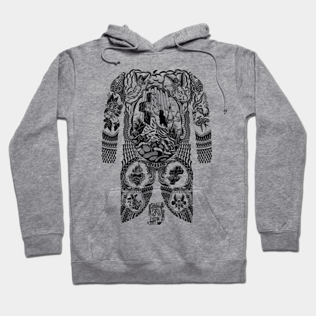 Rock of Ages Hoodie by JR Tattoos